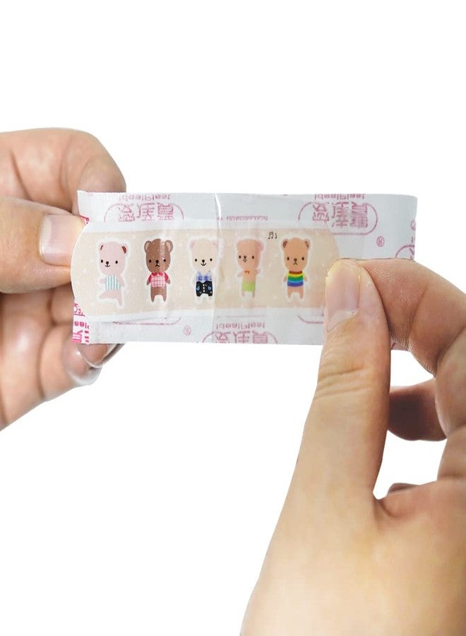 AndicAge Cute Bandages 100 Count Water Resistant Breathable Bandages Cute Cartoon Adhesive First Aid for Kids Children - Image 3